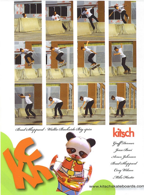 2007 Photo Issue of Concrete features First Kitsch Ad and Cory in the